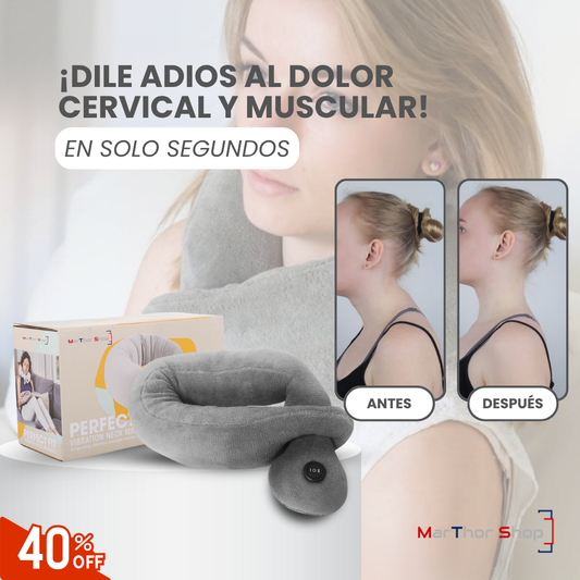PILLOWPRO™ COJIN MASAJEADOR CERVICAL | DESPÍDETE DEL DOLOR Y RECUPERA TU BIENESTAR AL INSTANTE