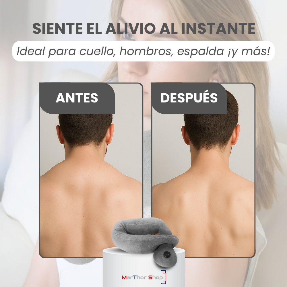 PILLOWPRO™ COJIN MASAJEADOR CERVICAL | DESPÍDETE DEL DOLOR Y RECUPERA TU BIENESTAR AL INSTANTE