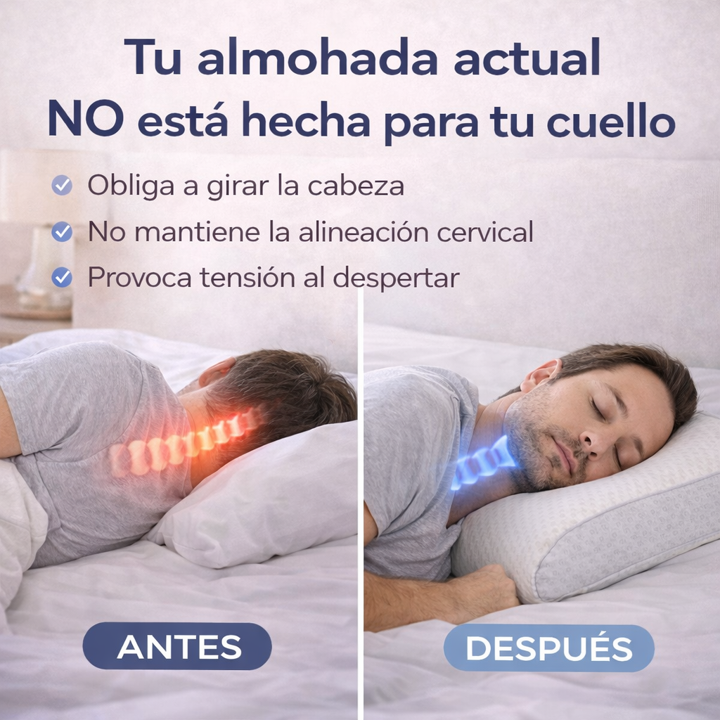 NECK RELIEF™ Duerme bien. El dolor se va. OFERTA DISPONIBLE SOLO HOY